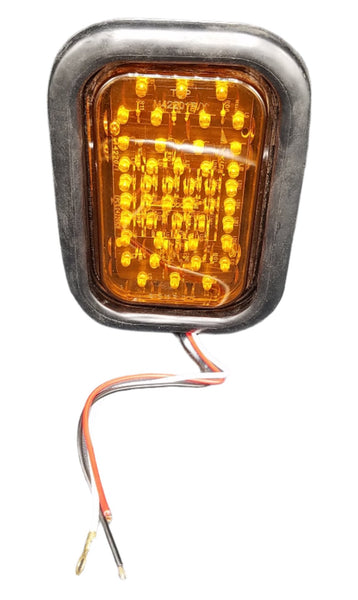 Maxxima 3" x 5" Amber LED 44 Diodes Park Turn Light Trailer Truck RV Semi (M42201Y-KIT)