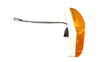 Marker Light, Clearance, Incandescent, Amber, PC-Rated, 5.81" x 1.97" Truck Trailer RV (155A)