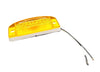 Marker Light, Clearance, Incandescent, Amber, PC-Rated, 5.81" x 1.97" Truck Trailer RV (155A)