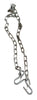 1/4" Safety Chain with S Hooks 54" (61" OAL) Max Load 5000LB(TCL2-4.5foot)