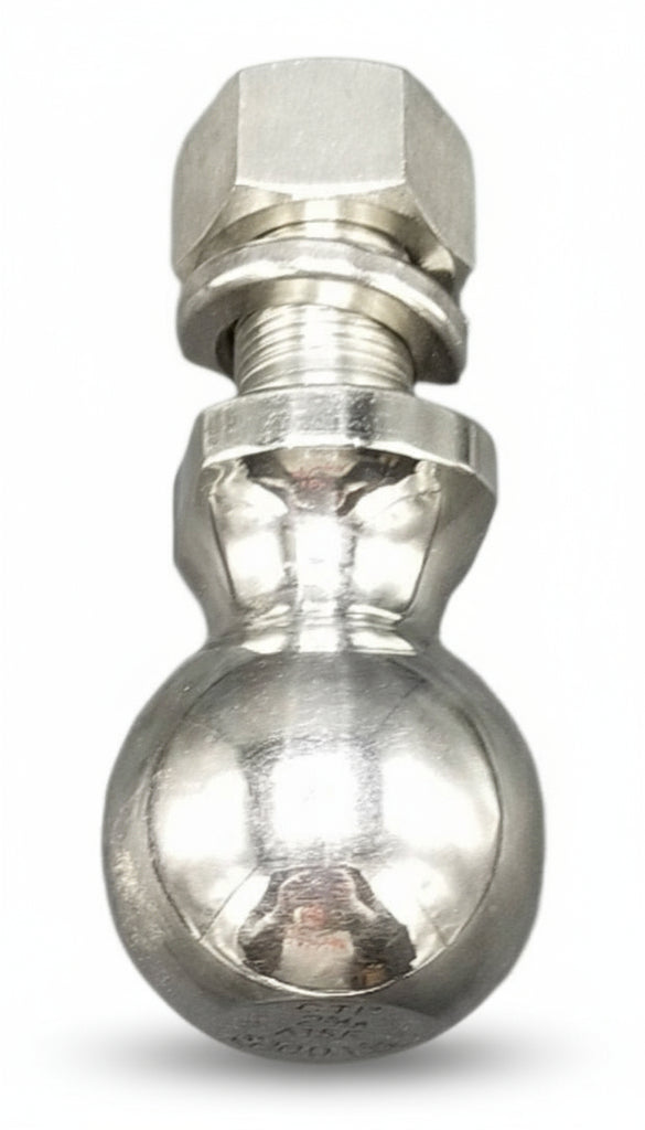 Reese STAINLESS STEEL Trailer Hitch Ball, 2 5/16 inch x 1" 6,000# SS tow (57004)