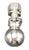 Reese STAINLESS STEEL Trailer Hitch Ball, 2 5/16 inch x 1" 6,000# SS tow (57004)