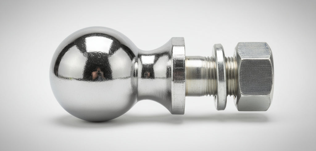 Reese STAINLESS STEEL Trailer Hitch Ball, 2 5/16 inch x 1" 6,000# SS tow (57004)