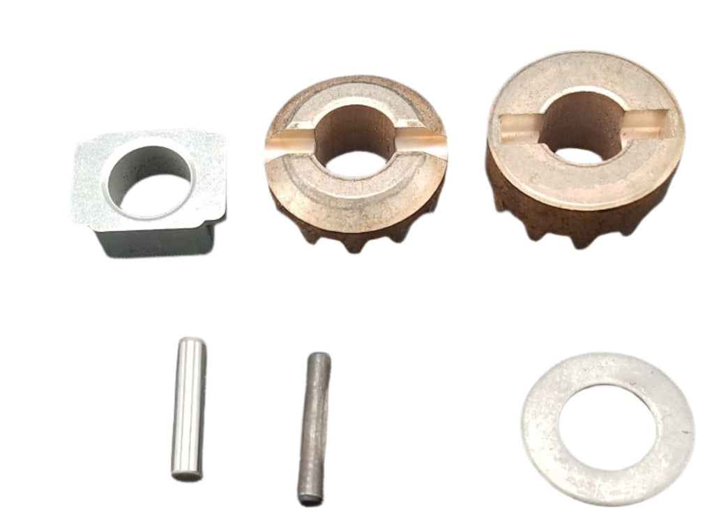 Fulton, Jack Service Kit, Marine and Recreational Jacks 800-1200Lbs capacity, Includes Gears, Roll Pins, Washer, and Handle Bushing(0933302S00)