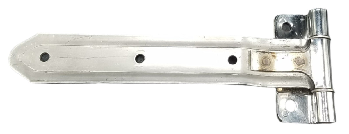 Polar Hardware T-Strap Hinge For Enclosed Trailers 12" Long 180° Rotation Zinc Plated Steel (2512)
