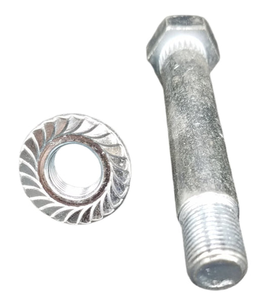 Bolt Equalizer Hex Head 0.56" x 3.4" WET Step Down End (0.50") Zinc Plated / 12N Nut / 1/2" Thick Plates / 2" Slippers / GREASEABLE (MR52HR-1)