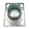 Bulldog Caster Adapter Plate 1,200 lbs Rated 5/8" Lynch Pin Fits 2" Square Jack Tube Durable and Easy to Install (CA5550301)