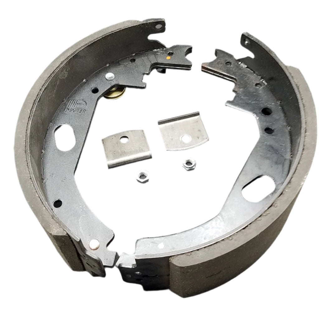 Set Brake Shoes Dexter 8K 10K Hydraulic 12.25x3.375 Trailer Axle fits 9-44 9-123 (K71-165-00+K71-166-00)