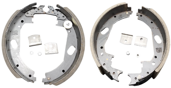 Set Brake Shoes Dexter 8K 10K Hydraulic 12.25x3.375 Trailer Axle fits 9-44 9-123 (K71-165-00+K71-166-00)