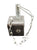 Bulldog Mount-Square Tube Jack 5,000 lbs Capacity Zinc-Plated 15" Travel Fits Trailers Includes Pin and Chain(PQ9810)