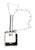 Bulldog Mount-Square Tube Jack 5,000 lbs Capacity Zinc-Plated 15" Travel Fits Trailers Includes Pin and Chain(PQ9810)