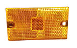 Peterson Manufacturing, Replacement Lens, Amber, 1-1/2" x 3", Snap-On, Waterproof, Fits 125 Series Lights, Easy Installation (125-15A)