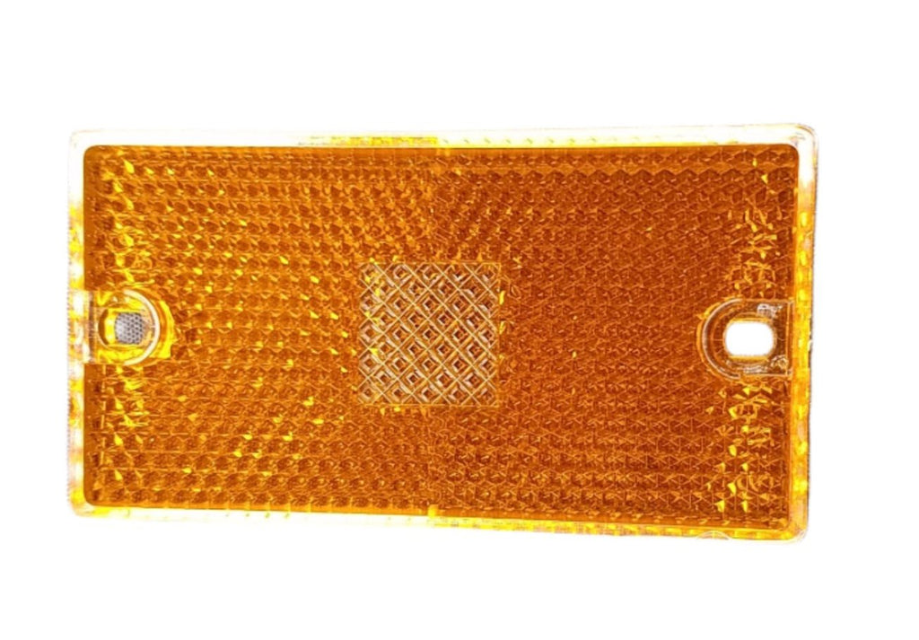 Peterson Manufacturing, Replacement Lens, Amber, 1-1/2" x 3", Snap-On, Waterproof, Fits 125 Series Lights, Easy Installation (125-15A)