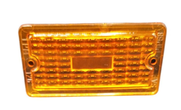 Peterson Manufacturing Replacement Amber Rectangular Lens, 1-1/2" x 3" Fits 126 Series Lights Durable Polycarbonate Easy Installation (126-25A)