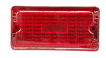 Peterson Manufacturing Replacement Red Rectangular Lens 1-1/2" x 3" Fits 126 Series Lights Durable Polycarbonate Easy Installation (126-25R)