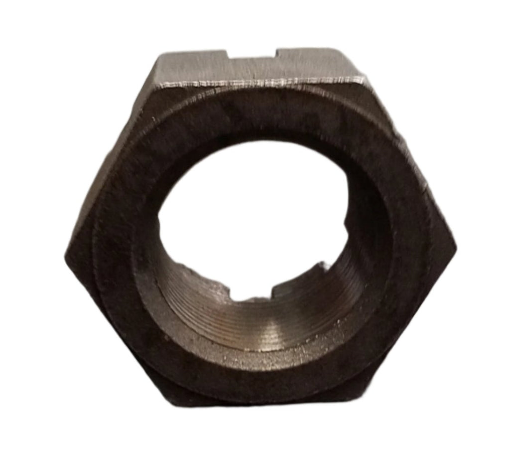 Rockwell American Trailer Spindle Castle Nut 1-3/4"-12 6 Slot Fits 12K-16K Axles Durable and Corrosion-Resistant (006-297-00)