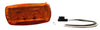 Bargman Side Marker Light LED Amber Clearance Reflex 2-1/2" x 1-1/4" Fits Various Trailers Long-Lasting and Energy-Efficient (47-58-032)