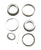 Mobile Home Trailer Axle Wheel Bearing kit 10-41 40 Seal 1.25"+1.37" Dexter Axel (BK25-252)