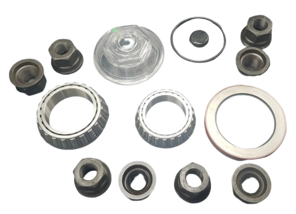 15k Complete Hub Kit Fits Dexter 008-401-05 LCI 16K Trailer Axle 8x275mm w/Oil Cap (RVI-16K-8275-M22-CAP-KIT)