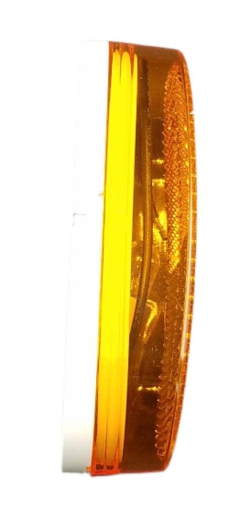 Peterson Marker Light Amber Reflex Acrylic Lens Built-in Reflector Fits Various Vehicles Heavy Duty Safety Lighting (108WA)