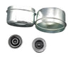 TrailAWay 2.72" Grease Dust Cap Kit w/ Rubber Plug 2 Caps Trailer Camper RV (TW275L)