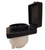 Motor Base Plug Epicord 30 Amp Twist Lock Power Inlet - Black Trailer Boat RV (277-000138)