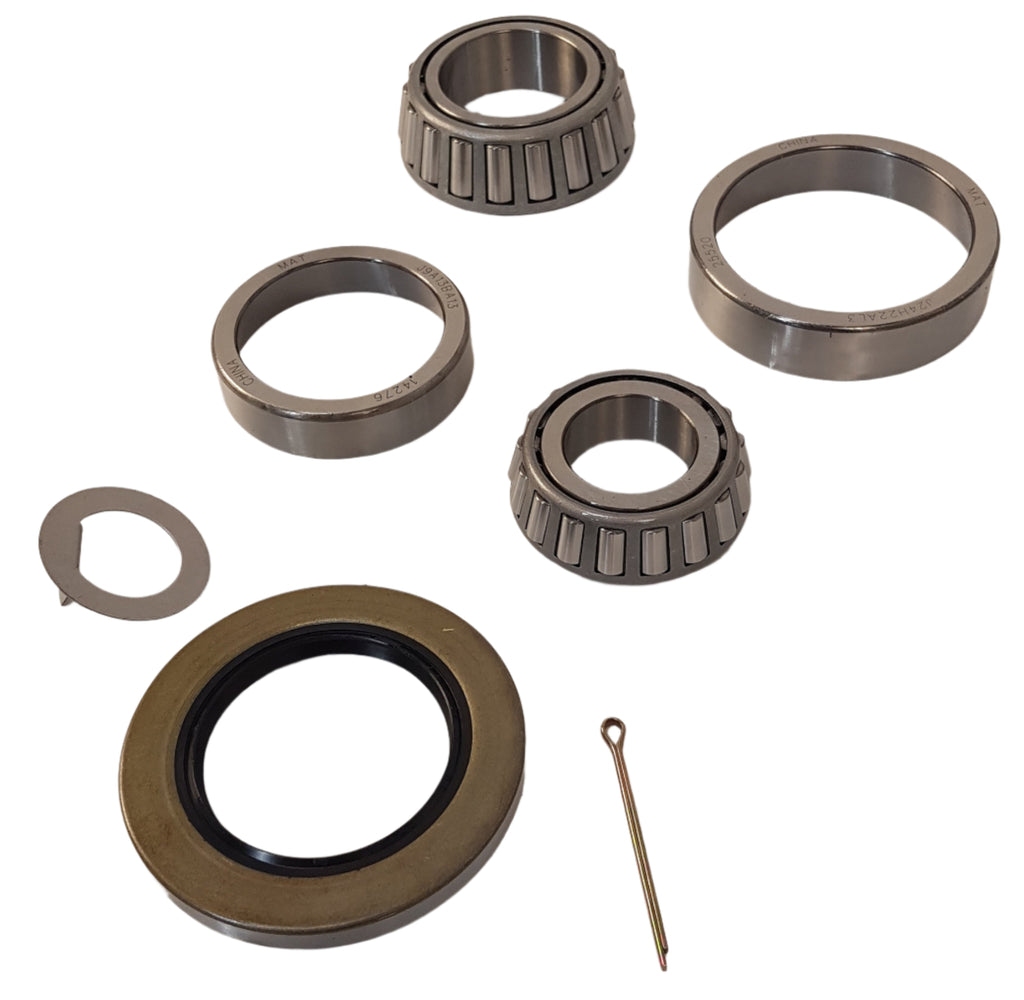 Trailer Bearing/Seal Kit 8 Lug 14125A / 25580 Bearing 2-1/8" ID Seal 5200K to 7K Axle Boat Trailer Pre 1999(BK3-200-10-10)