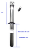 Ram Round A-Frame Trailer Jack - Sidewind - 15-5/8" Travel - 5,000 lbs (TJA-5000S-B)