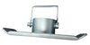 Zinc Plated Trailer Jack Foot w/ Pin 2" Extended Fits 2,000 - 5,000 Lbs A-Frame (JF100Z)