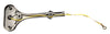 Jammy Oval LED Red & Amber Fender Light Clear Lens (Driver Side) Left Side (J-510-FML)
