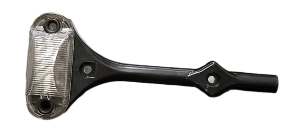 Jammy Oval LED Red & Amber Fender Light Clear Lens (Passenger Side) Right Side (J-510-FMR)