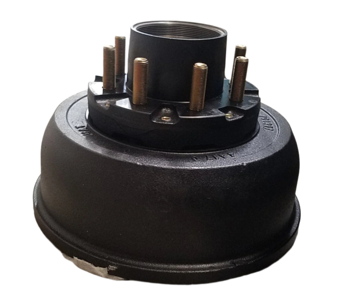 Aftermarket Lippert Style Hub and Drum 8 x 6.5 5/8 Stud 10K GD Short Fits 4" Oil Cap 21-36 - Short Spindle Post-2021 Same as 791399 Trailer Axle (99-86510-399-LS)