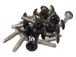 25 Black #10 Head x 3/4" G2 Cargo Trailer Exterior Sheet Metal Panel Screws Aluminum/Steel Skin (1034TOT3-G22000-25)
