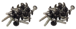 50 Black #10 Head x 3/4" G2 Cargo Trailer Exterior Sheet Metal Panel Screws Aluminum/Steel Skin (1034TOT3-G22000-50)