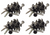 100 Black #10 Head x 3/4" G2 Cargo Trailer Exterior Sheet Metal Panel Screws Aluminum/Steel Skin (1034TOT3-G22000-100)