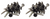 100 Black #10 Head x 3/4" G2 Cargo Trailer Exterior Sheet Metal Panel Screws Aluminum/Steel Skin (1034TOT3-G22000-100)