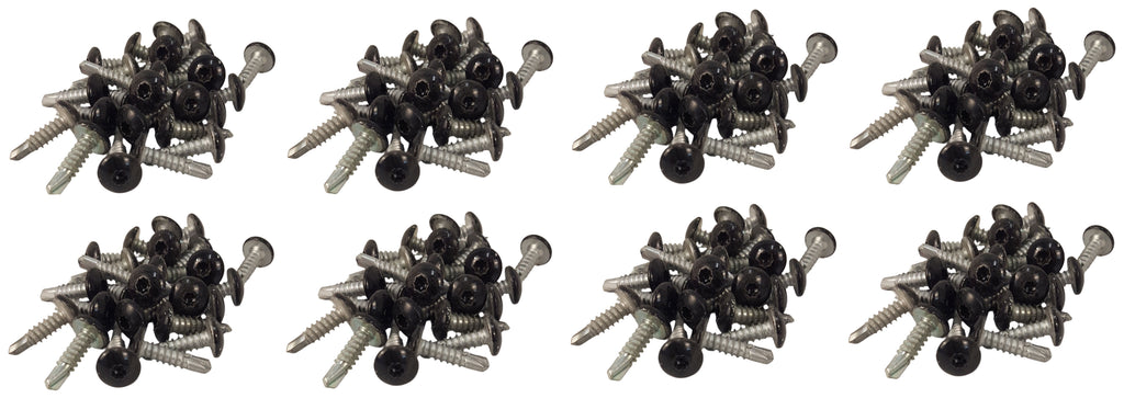 200 Black #10 Head 3/4" G2 Cargo Trailer Exterior Sheet Metal Panel Screws (1034TOT3-G22000-200)