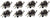 100 Black #10 Head x 3/4" G2 Cargo Trailer Exterior Sheet Metal Panel Screws Aluminum/Steel Skin (1034TOT3-G22000-200)