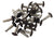 25 Black #10 Head x 3/4" G2 Cargo Trailer Exterior Sheet Metal Panel Screws Aluminum/Steel Skin (1034TOT3-G22000-25)