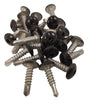 25 Black #10 Head x 3/4" G2 Cargo Trailer Exterior Sheet Metal Panel Screws Aluminum/Steel Skin (1034TOT3-G22000-25)