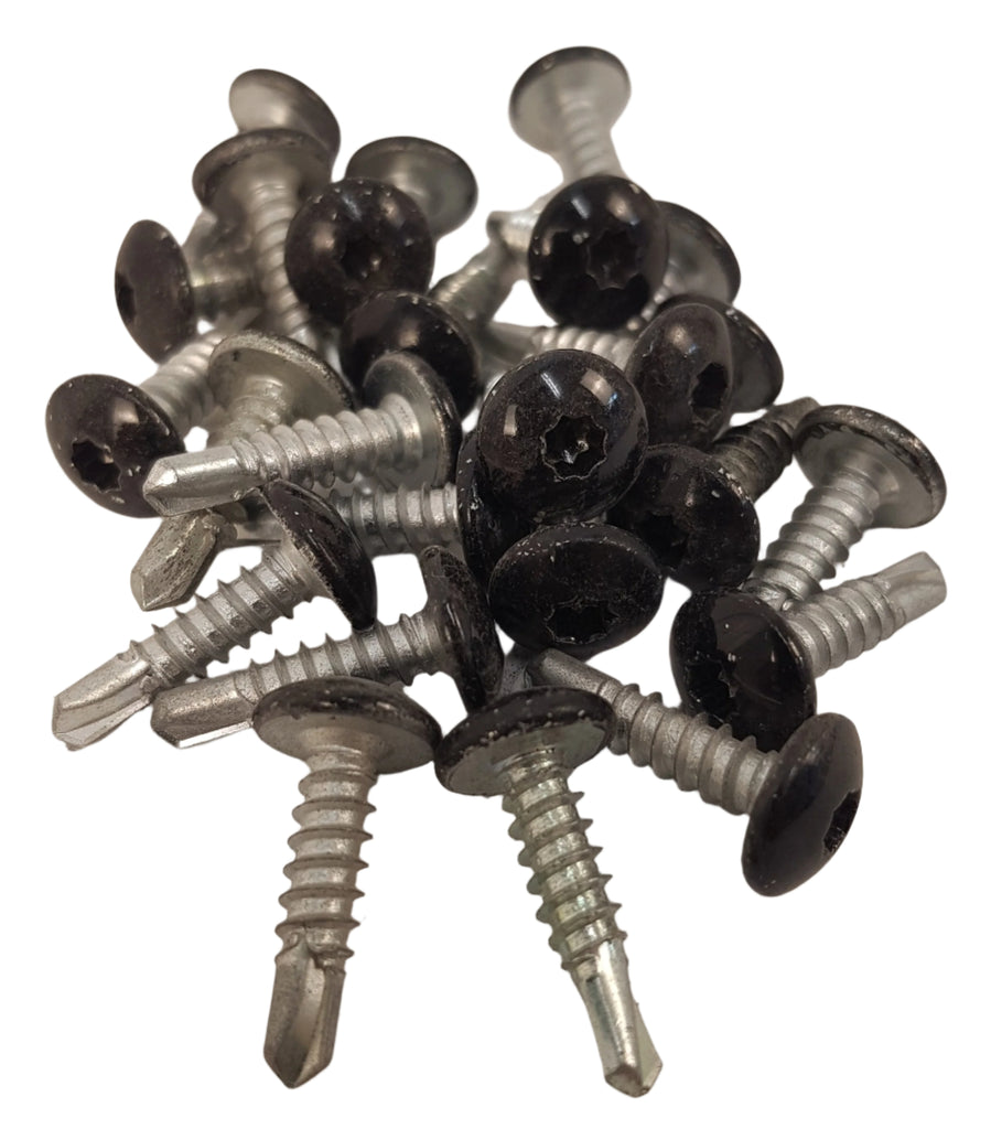 50 Black #10 Head x 3/4" G2 Cargo Trailer Exterior Sheet Metal Panel Screws Aluminum/Steel Skin (1034TOT3-G22000-50)