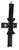 Stabilizing Scissor Jack with 18-3/8" Travel 2500# Capacity (TJSC-24)