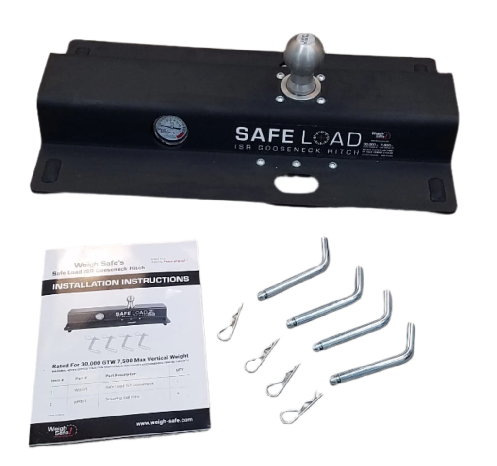 Weight Safe Above Bed Gooseneck Rail System 30K GTWR (WSAB)