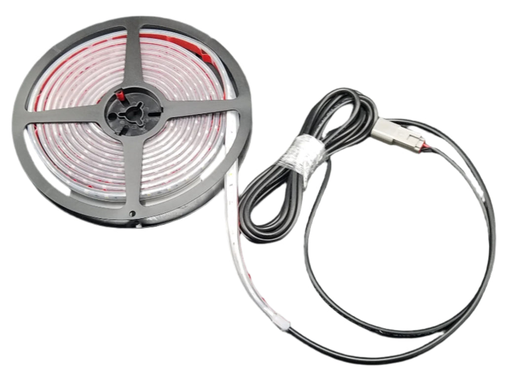 Jammy 145? Flexible LED Light Strip IP-66 Rated (Weatherproof) Single Side Power Lead with Long Cable and DT Connector 3K Color Temp 3M VHB Tape Can be trimmed every 50mm 30 Lumens per Inch (LPS-661453KD)