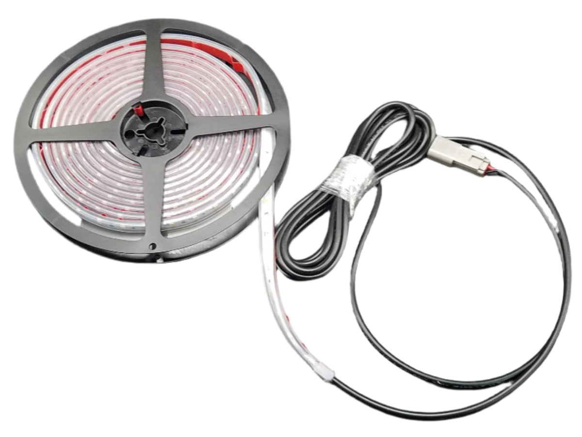Jammy 145? Flexible LED Light Strip IP-66 Rated (Weatherproof) Single Side Power Lead with Long Cable and DT Connector 3K Color Temp 3M VHB Tape Can be trimmed every 50mm 30 Lumens per Inch (LPS-661453KD)