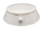 Peterson Dome and Porch Light w/ Switch 6-5/16" Diameter 2" Deep Self Grounding (V390S)