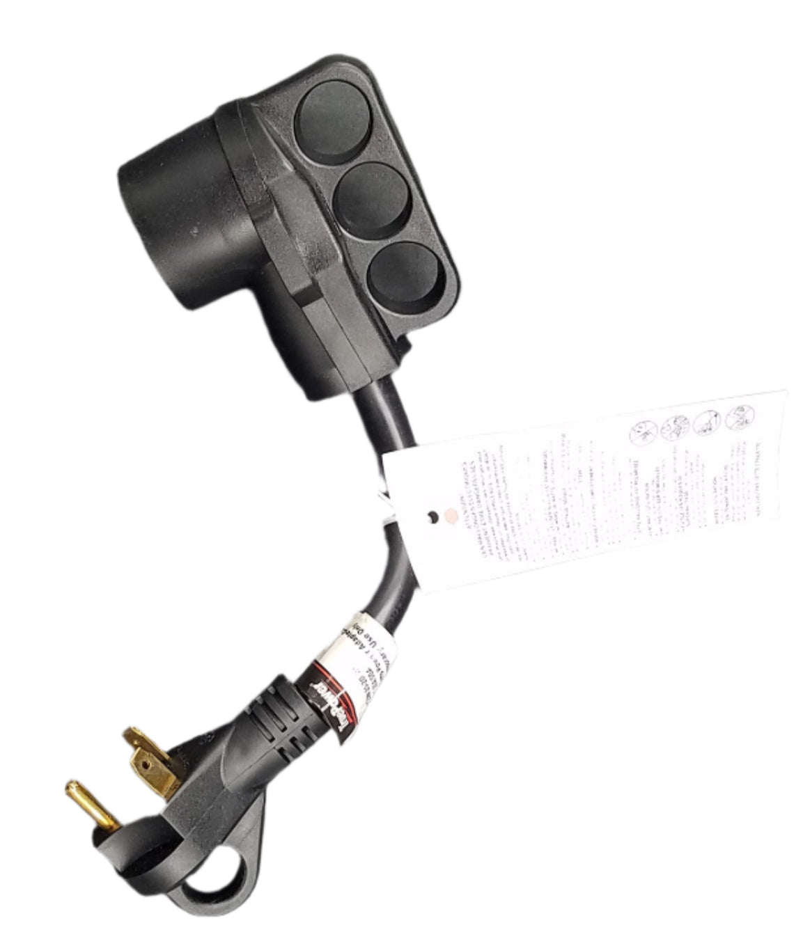 RV Adapter 50A Female  to 30A Male 3 Prong 10 Gauge (20-2039)