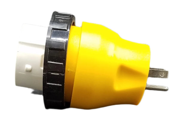 RV Locking Power Cord Adapter Plug 15A Male to 50A Female (20-2081)