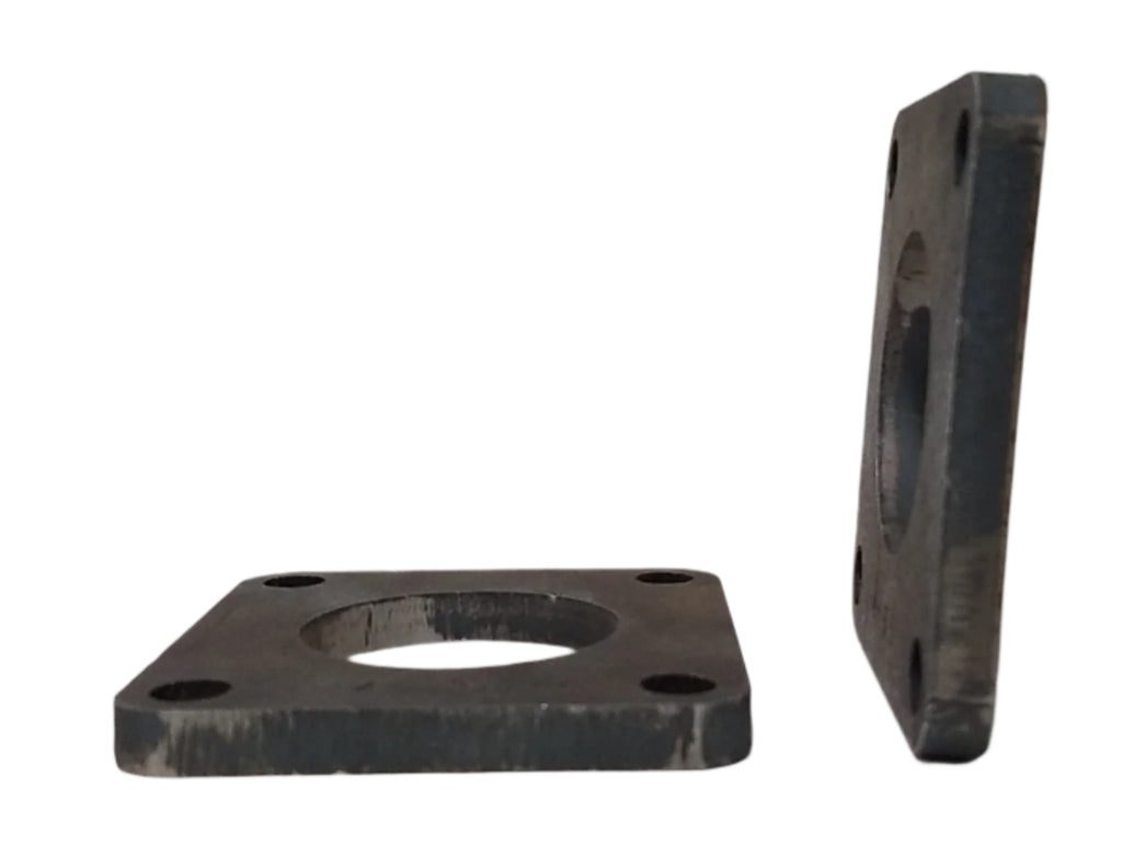 Pair (2) Backing Plate Brake Flanges 4 Hole 2.53" PH Fits 7200# / 8000# X Type (004-055-00-X2)