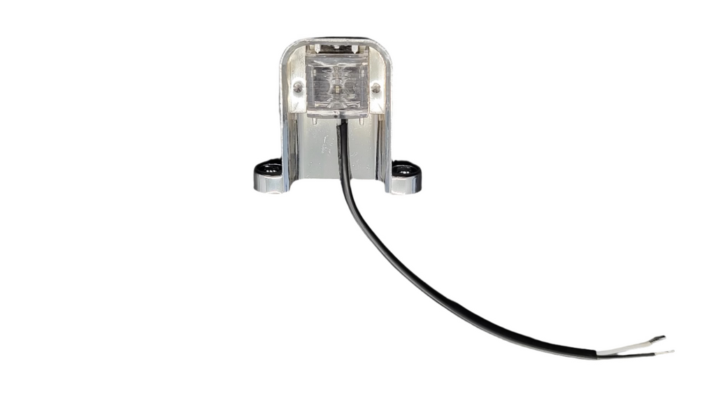 TecNiq LED License Plate Lamp Step Light CHROME Camper Trailer Map USA (L10-WC00-1)